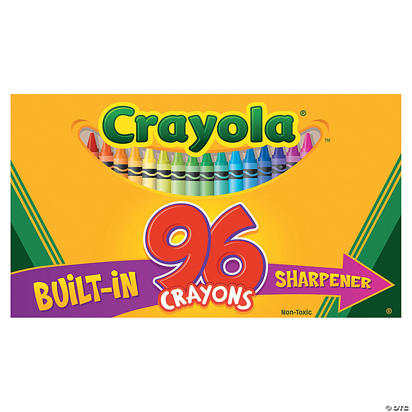 Crayola Crayons Big Box 96 differents Colors Sharpener Non-Toxic NEW Free Ship 