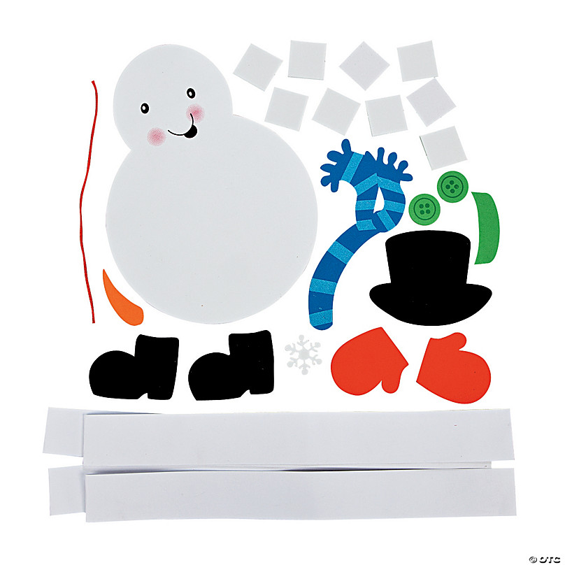 Free Printable Snowman Craft with Accordion Legs - Mama Likes This