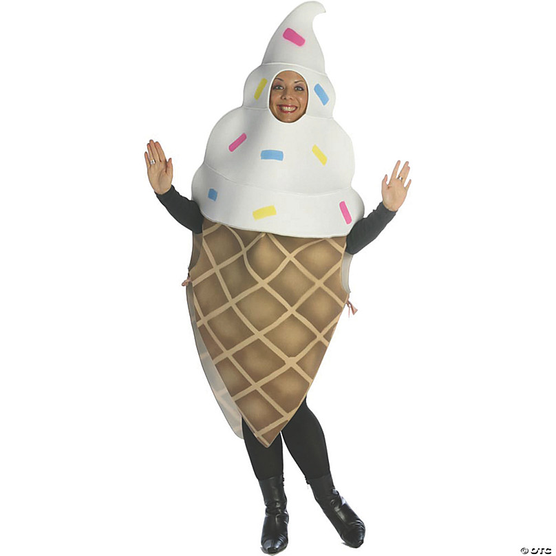 Adult Ice Cream Cone Costume - Standard | Oriental Trading