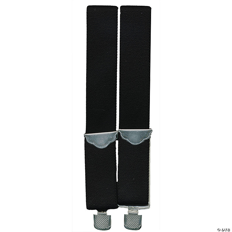 Adults Black Suspenders