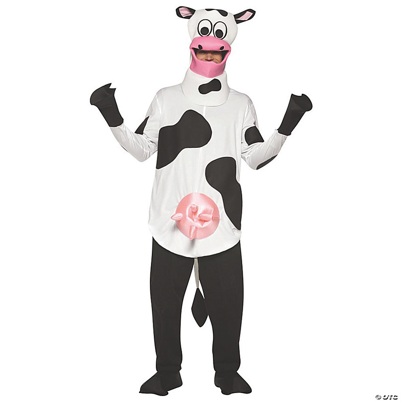 Adult S Cow Costume Oriental Trading