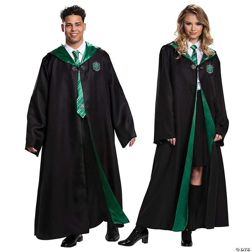 Harry Potter Classic Slytherin Robe Black & Green