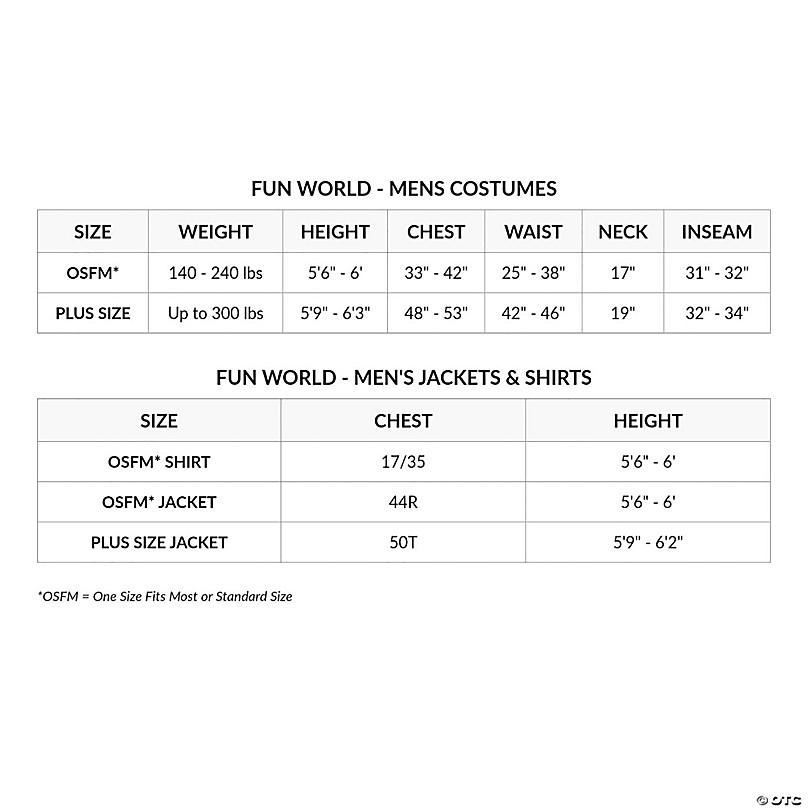 Size Chart  Pineapple Clothing