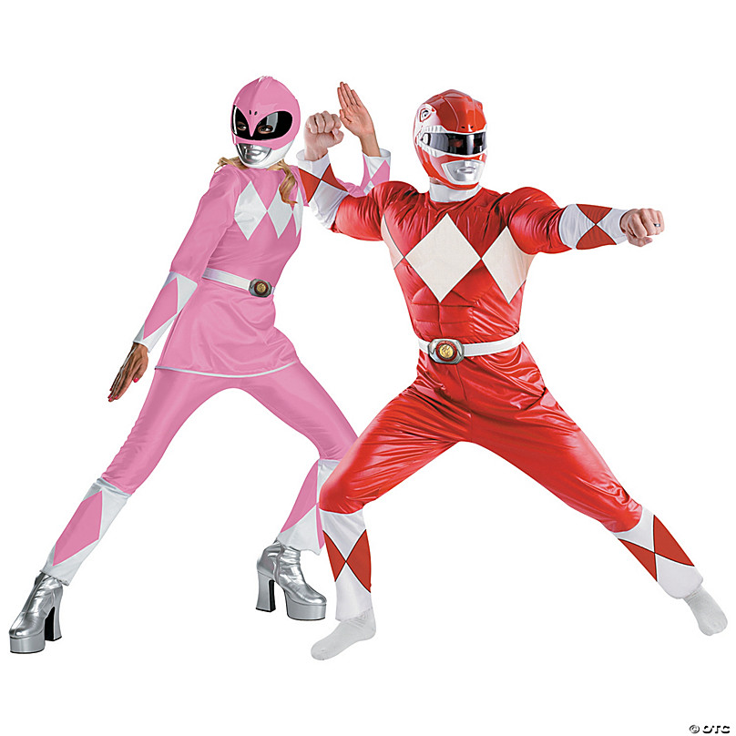 Adult's Power Ranger Couples Costumes