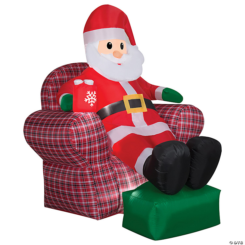 Homcom 4.5 Ft. Christmas Inflatable Bear In Santa Claus Toy Bag, Outdoor  Blow-up Holiday Yard Decoration With Led Lights Display : Target