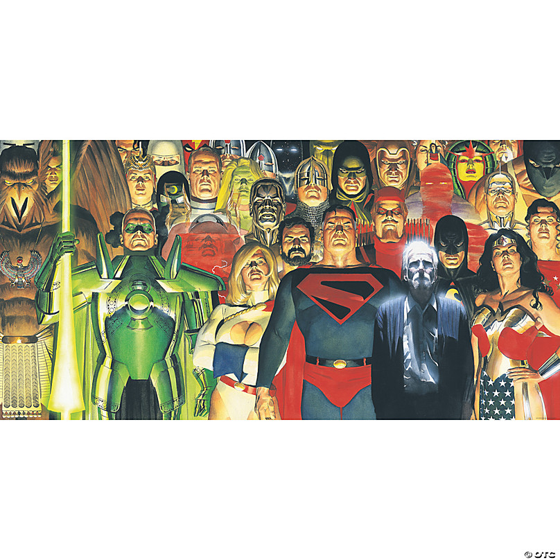 Alex Ross Justice League Kingdom Come Peel & Stick Wallpaper Mural |  Oriental Trading