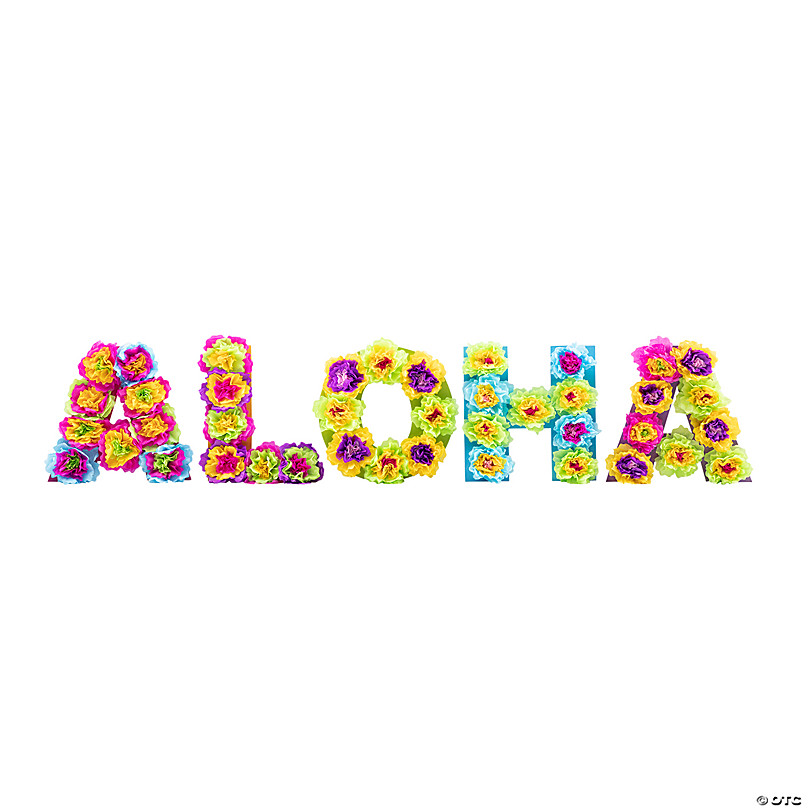 aloha word clipart