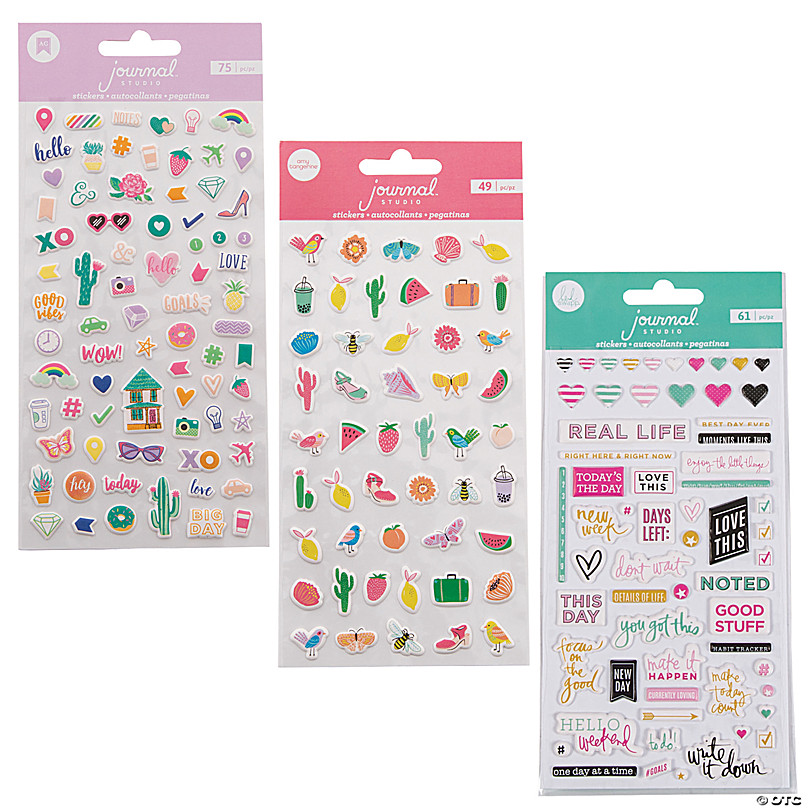 American Crafts Hello Dreamer Llama 859 Piece Journal Kit Stickers Charm  Notes