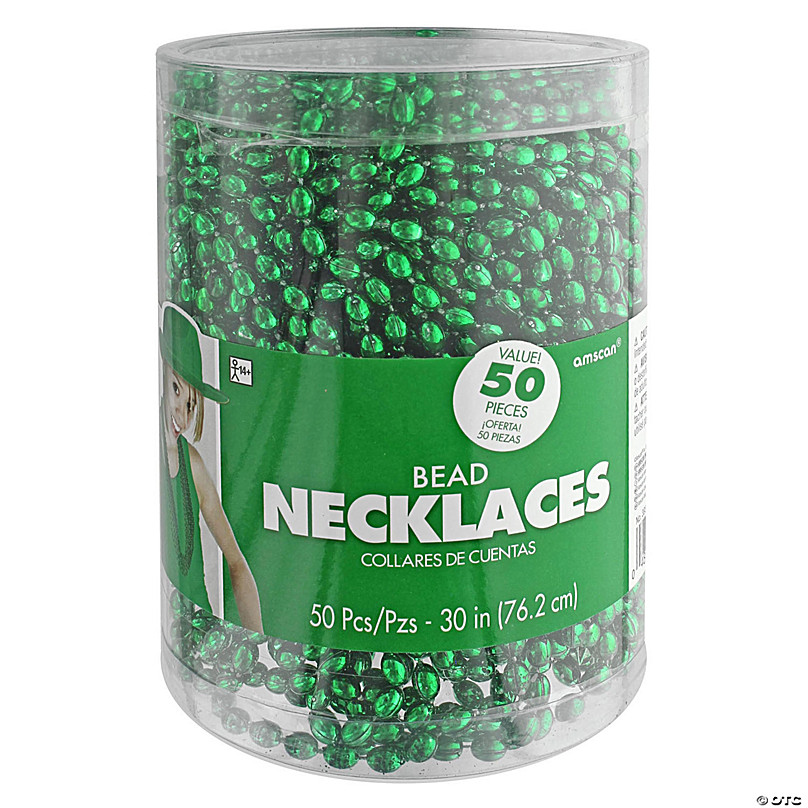 green party beads necklaces fun for all occassions phthalate free