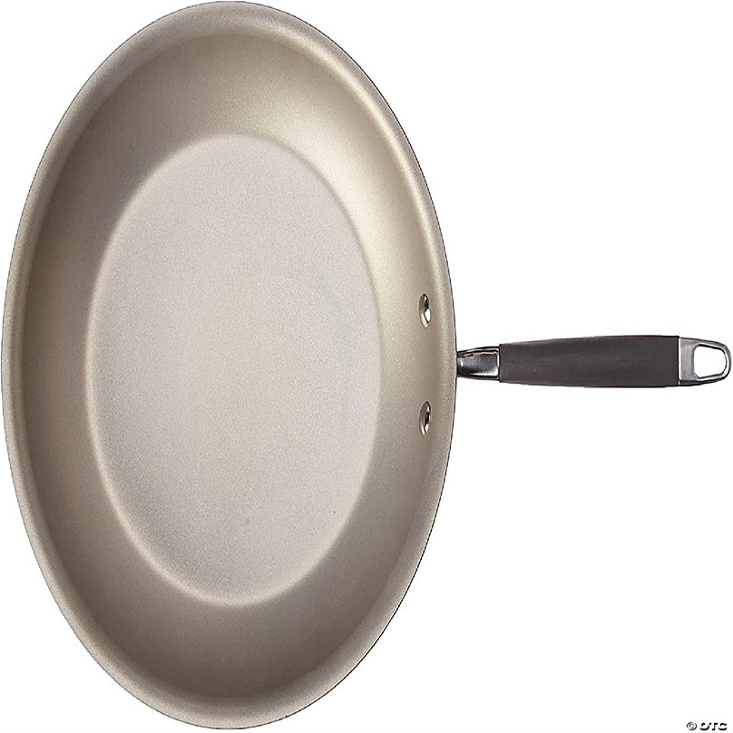 Anolon Advanced Hard-Anodized Nonstick French Skillet 10 and 12 - Inch-  Pewter