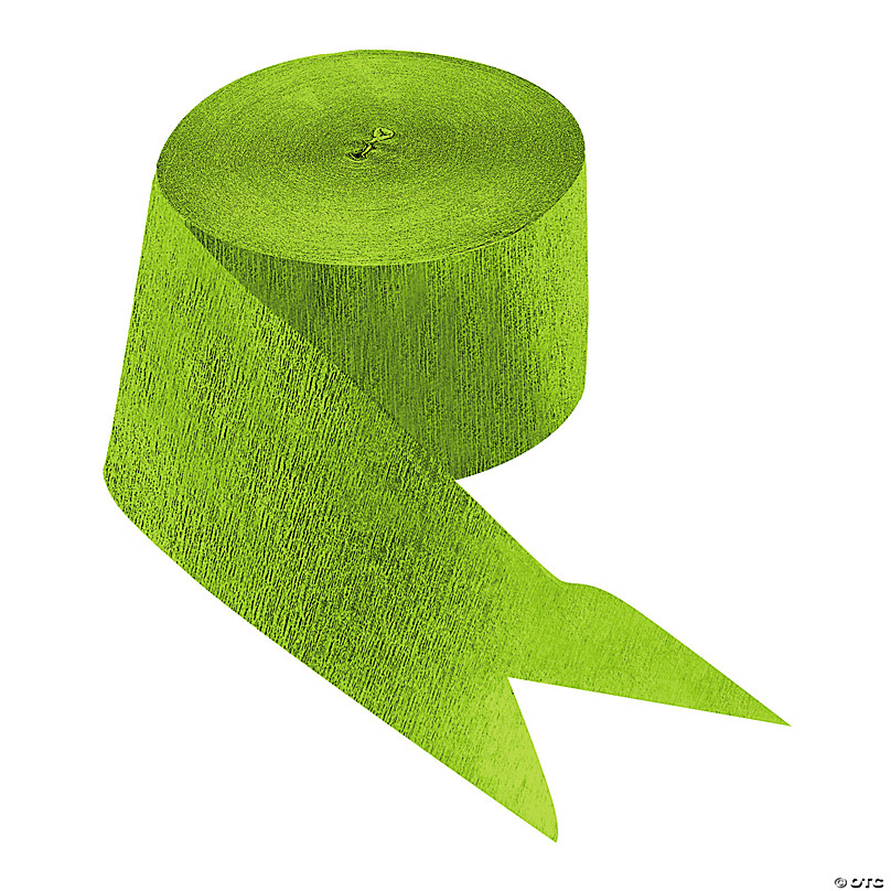 Apple Green Paper Streamer