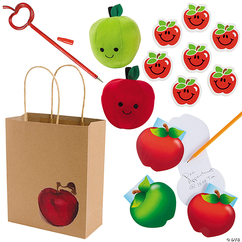 Red & Green Smiling Stuffed Apples - 12 Pc. | Oriental Trading