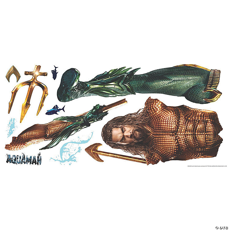 Details about   Aquaman Oversize Wall Vinyl Sticker