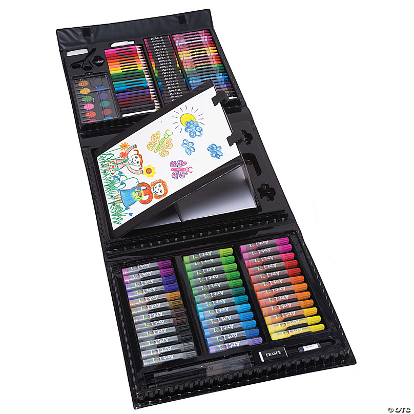 Art Supplies 131 Piece Deluxe Art Set With Wood Case, Art Pencils and  Pastels Coloring for Drawing or Painting, Beginner Gift Art Supplies 