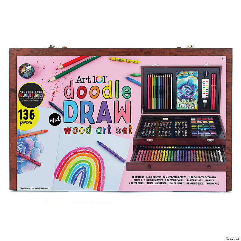 Art 101 Color & Doodle Art Case, 121 Pieces