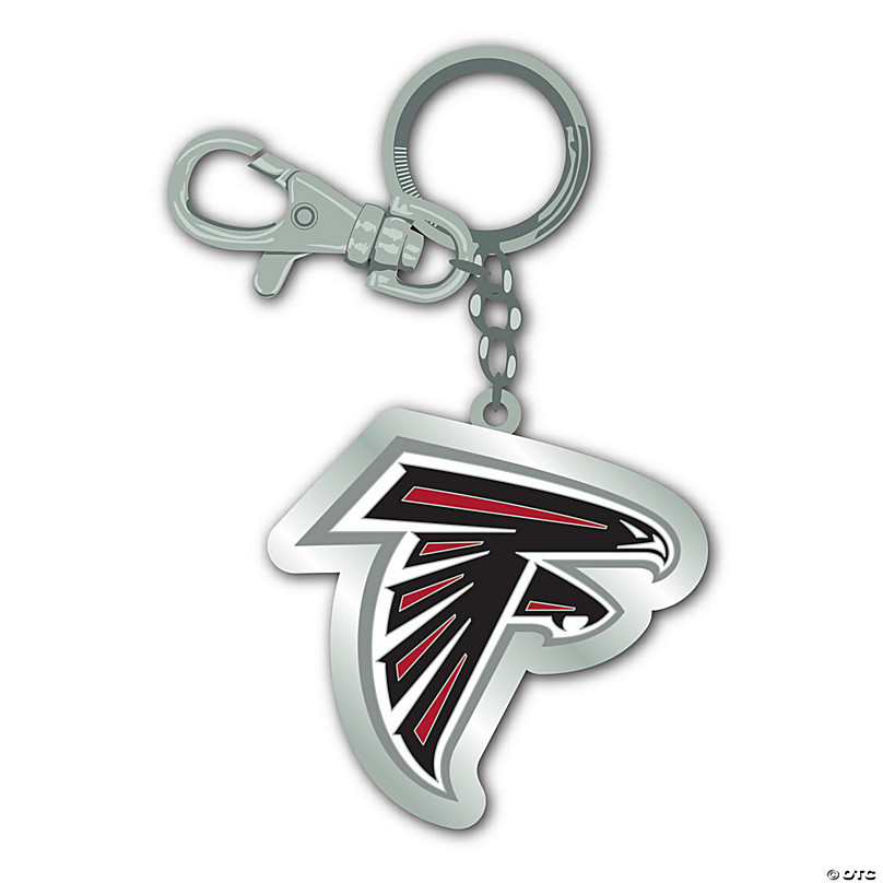 Oriental Trading Company 12ct Atlanta Falcons Beveled NFL Team Key Tag