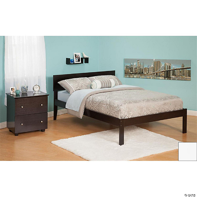 Atlantic Furniture AR8121002 Orlando Twin Bed with Open Foot Rail in a