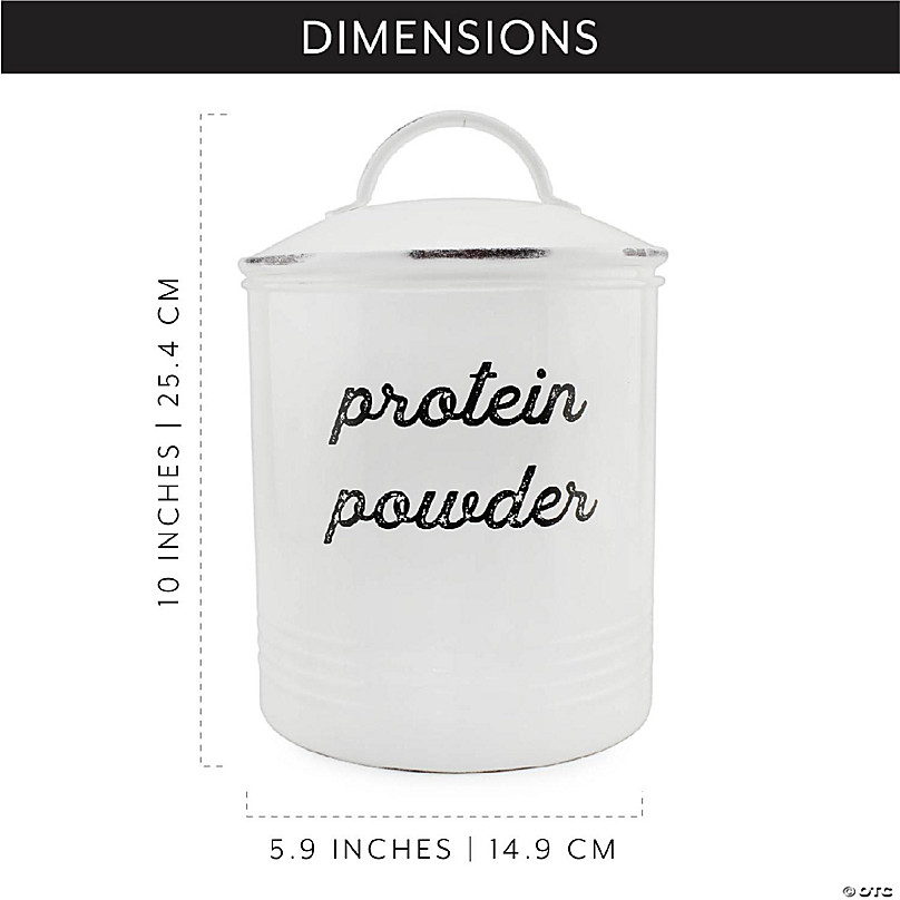 https://s7.orientaltrading.com/is/image/OrientalTrading/FXBanner_808/auldhome-enamelware-protein-powder-canister-white-rustic-distressed-style-storage-for-kitchen~14372967-a02.jpg