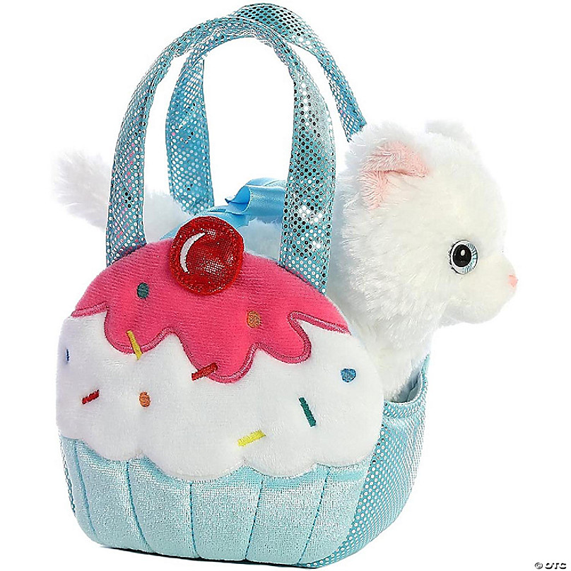 AURORA Fancy Pals Plush Princess Cat in a blue bag, 20 cm buy online