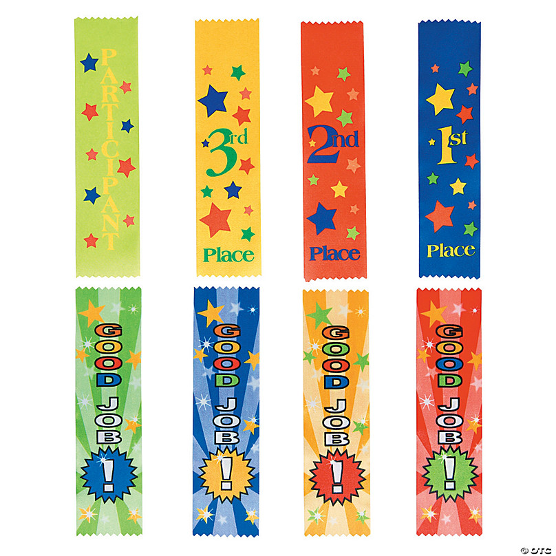 Prizes Kids 12 x Award Ribbons for Schools Sports Encouragement Students