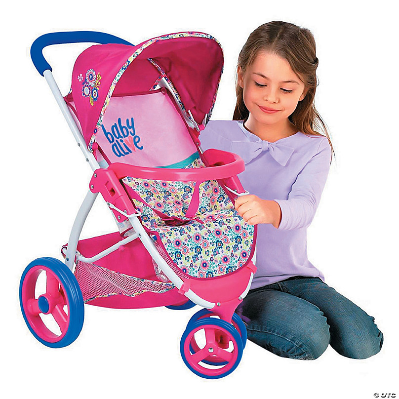 baby alive doll with stroller