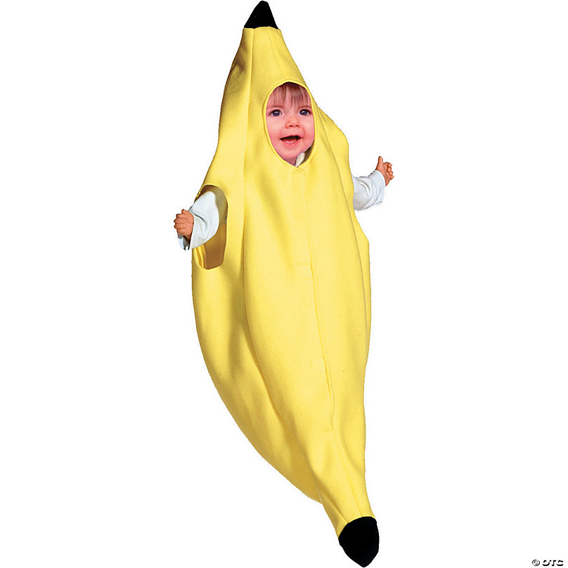 Baby Banana Bunting Costume 3 9 Months Oriental Trading - Diy Baby Banana Costume 12 Months