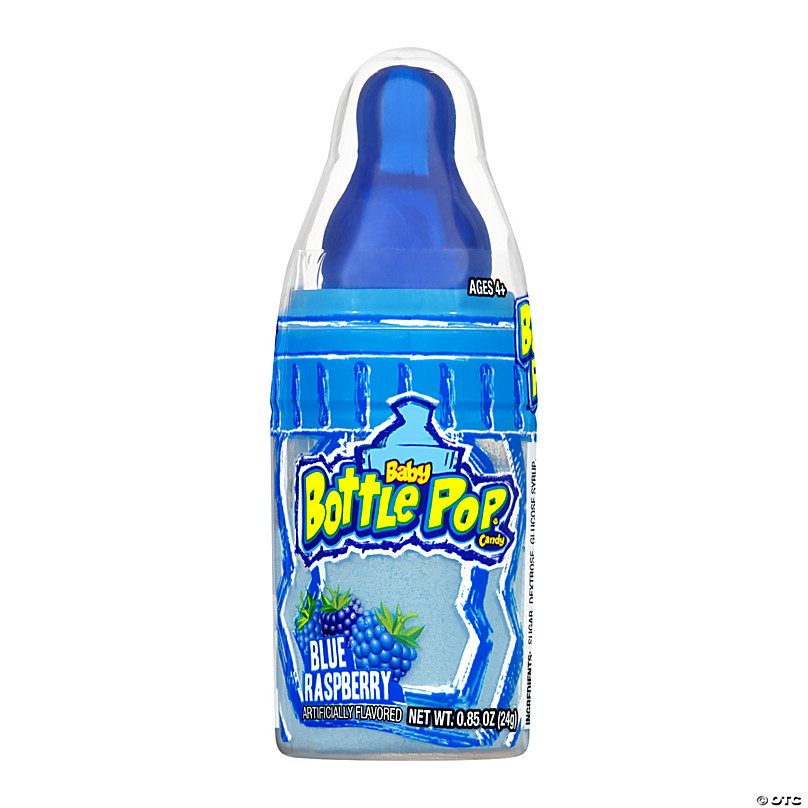 Caribbean Blue Bottle Baby Shower Candy