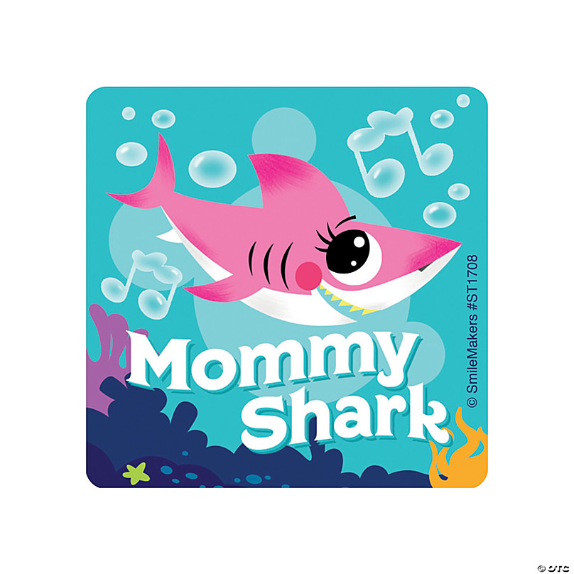 HAPPY DEALS ~ 12 Shark Sticker Sheets Shark Party Favors Set