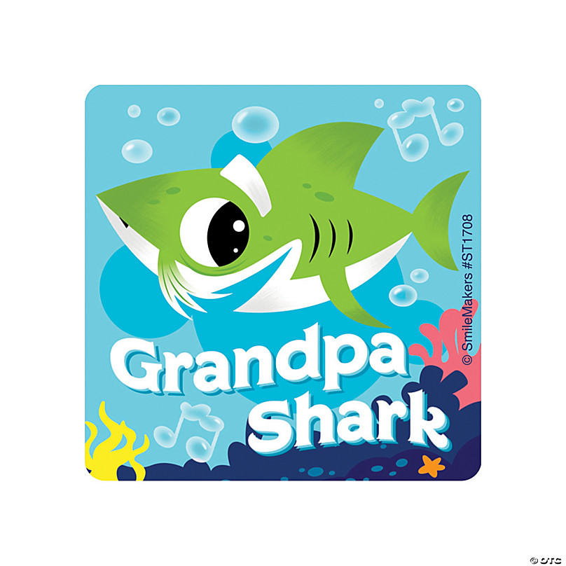 Baby Shark Stickers Oriental Trading