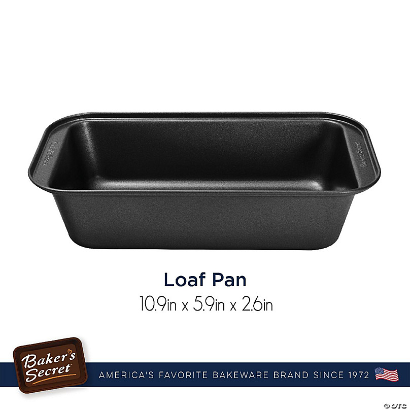 Baker's Secret Loaf Pan for Baking Bread, Nonstick Carbon Steel Rectangular  Pan 11 x 6, Premium Food-Grade Nonstick Coating, Bakeware DIY -  Essentials Collection
