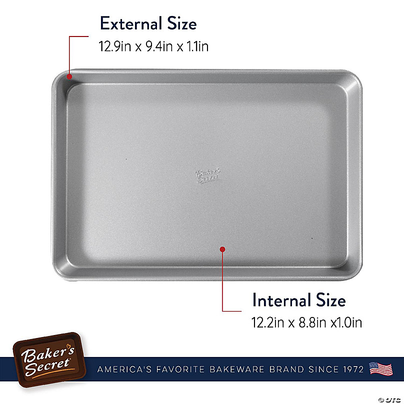 Baker's Secret Non-Stick Cookie Sheet with Rack 17 - Advanced Collection