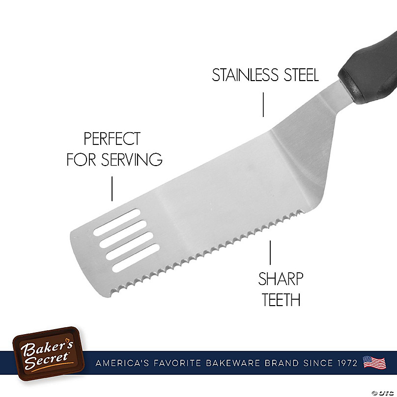Baker's Secret Stainless Steel Heat-Resistant Potato Masher 9.8x4.1 Red