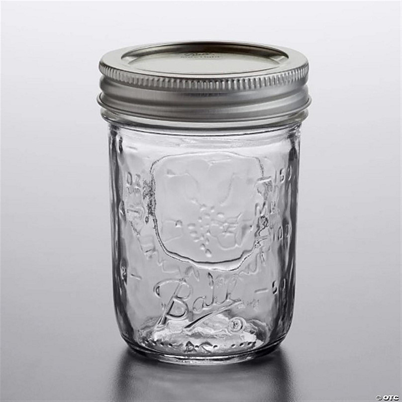 Ball Regular Mouth Mason Jars 8 oz, 12 Pack Canning Jars, With