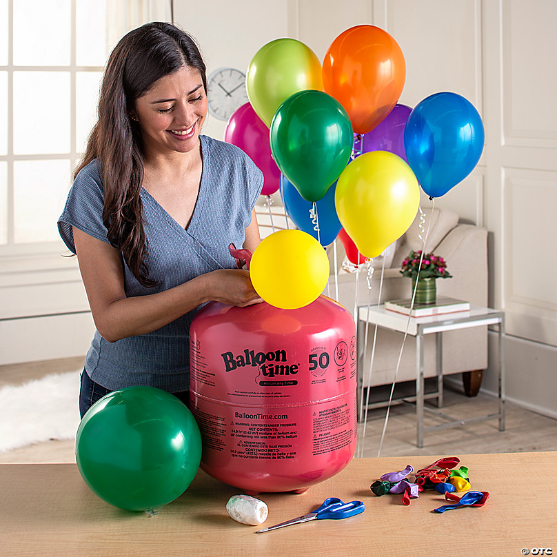 12 Jumbo Helium Balloon Tank Kit