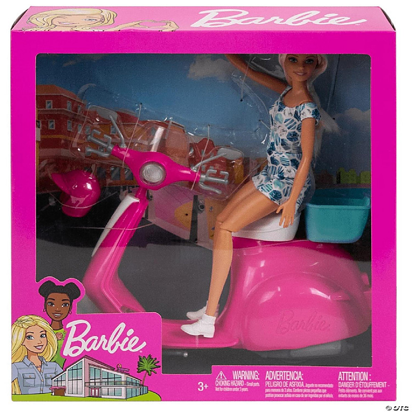 fortryde Fordøjelsesorgan Gensidig Barbie™ Doll & Scooter Playset | Oriental Trading