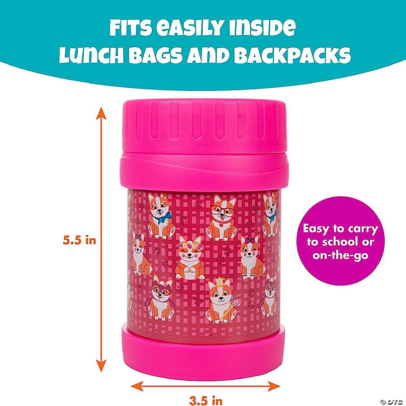 Stainless Steel Lunch Box Thermos Food Flask Insulated Soup Jar Container  Kids