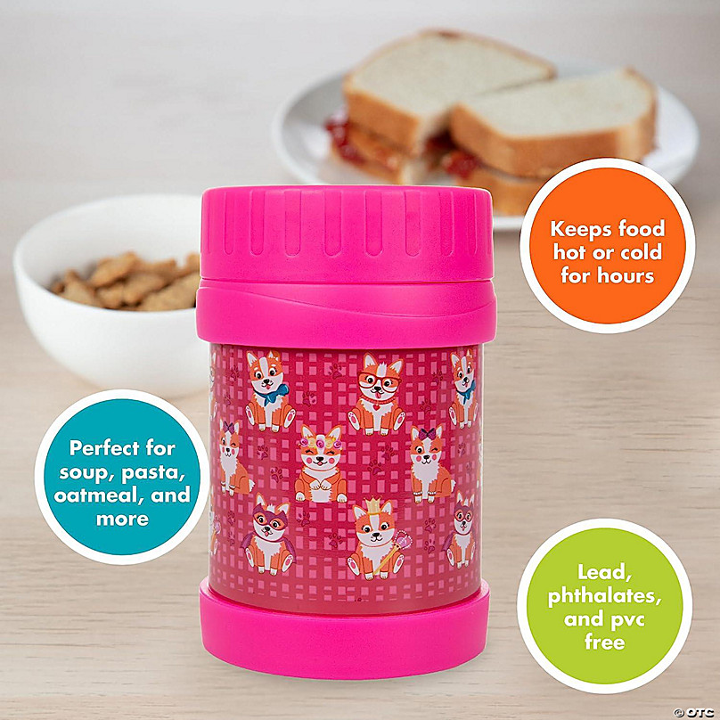 Bentology Stainless Steel Insulated Lunch 13 oz Jar for Kids