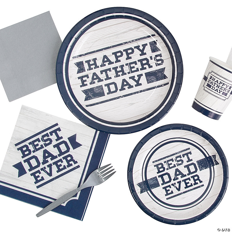 Happy Father's Day (baseball) Circle Tags