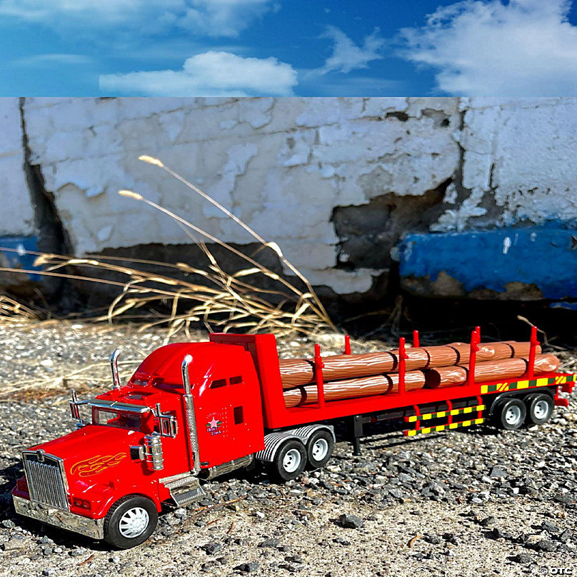Big Daddy Big Rig Heavy Duty Tractor Trailer Transport Series Lumber Truck  Tractor Trailer : Target