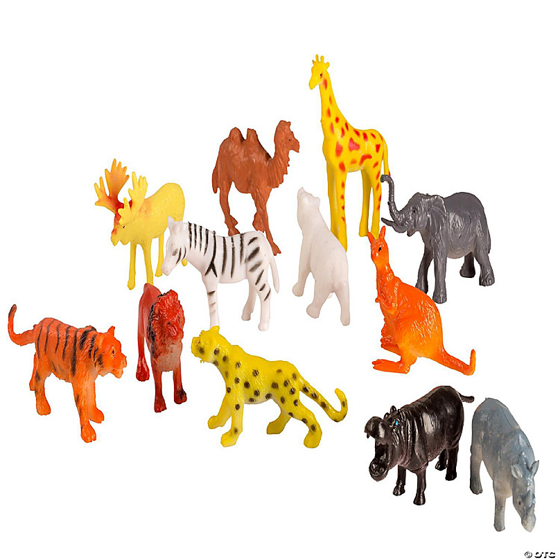 Big Mo's Toys Mini Wild Jungle Animals - 100 Pack