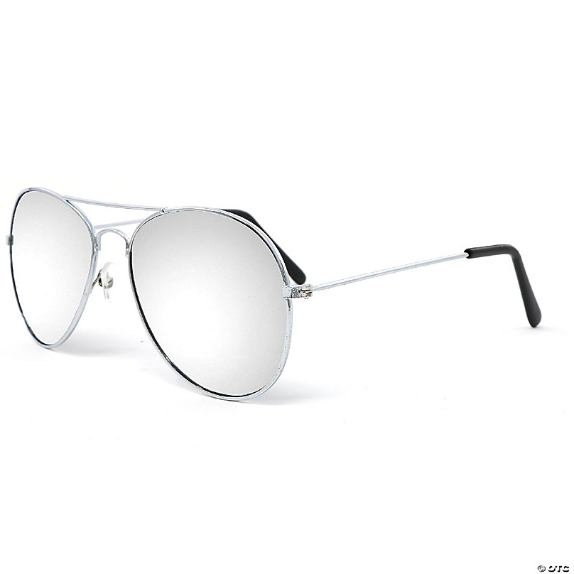 Men's Oversized Aviator Mirrored Sunglasses - Original Use™ Black