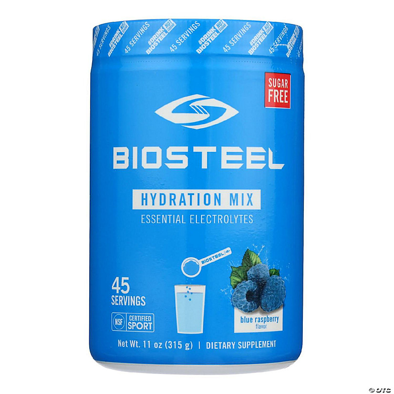 Biosteel Sports Hydration, Blue Raspberry Flavor, Zero Sugar