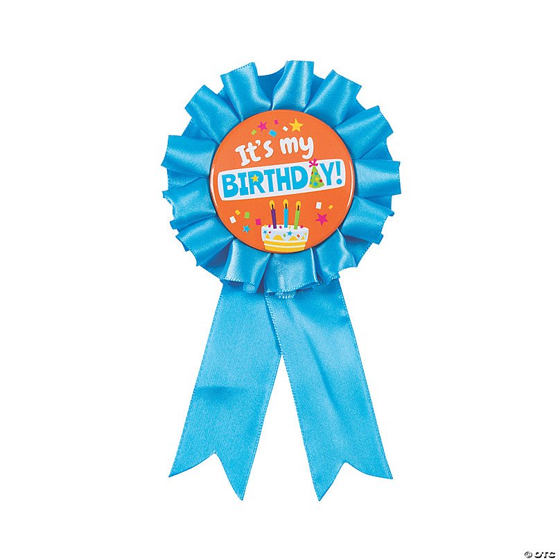 4/" Birthday Boy Card Big Fun Button Badge Party