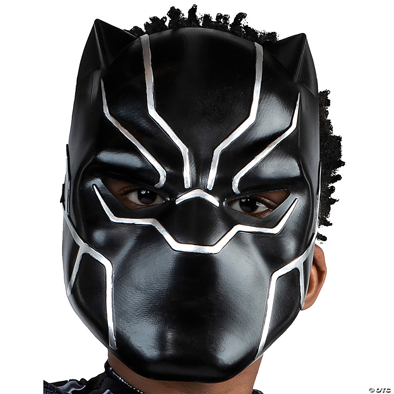 Dovenskab Mauve impuls Black Panther Child 1/2 Mask | Oriental Trading