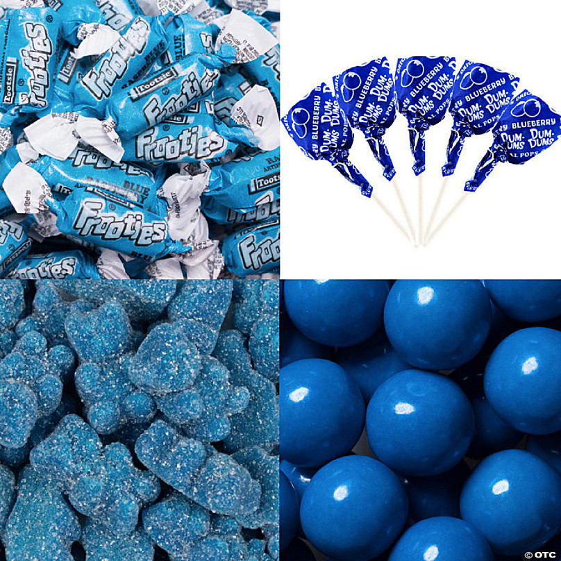 Value Size Candy Buffet - 775pcs (7.3 Lbs) - Pink, Light Blue