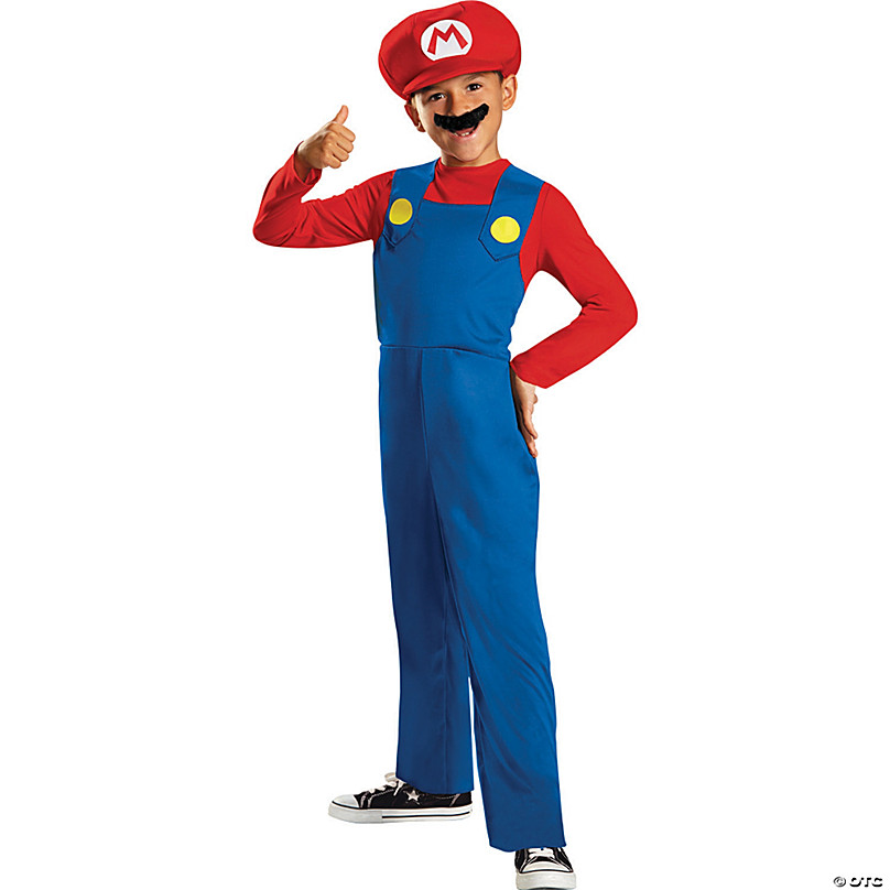 Super Mario™ - Ensemble d'accessoires costume Mario (Adulte