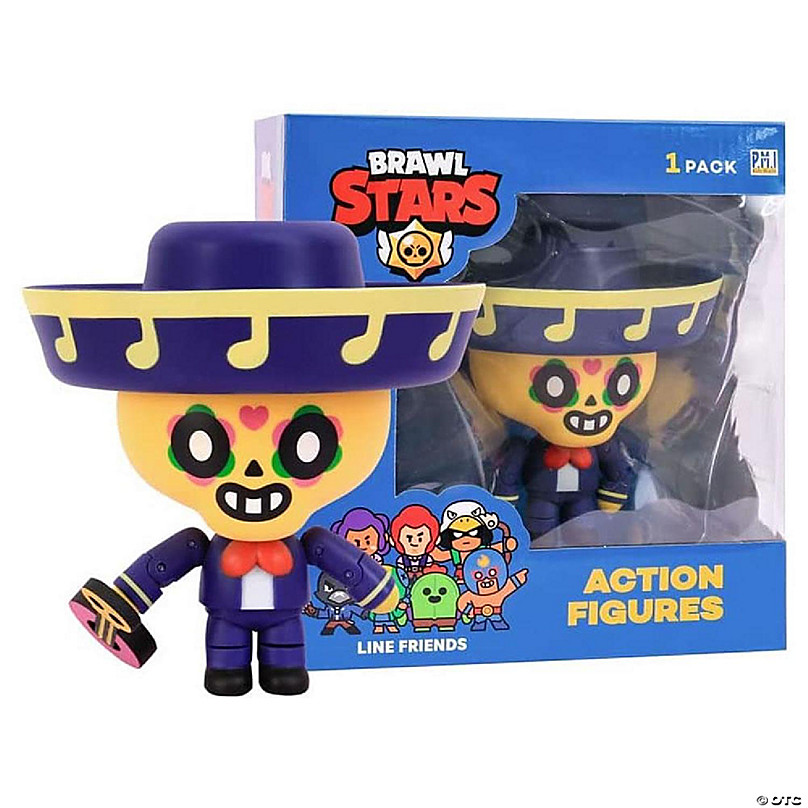 P.M.I. Brawl Stars Action Figure, One of Four 6.7-Inch-Tall Collectibles, Brawl  Stars Toys, Gift for Video Gamer, El Primo Wrestler