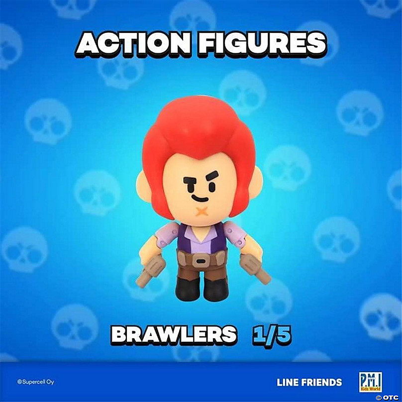  Brawl Stars P.M.I Collectible Figures - 5 Pack