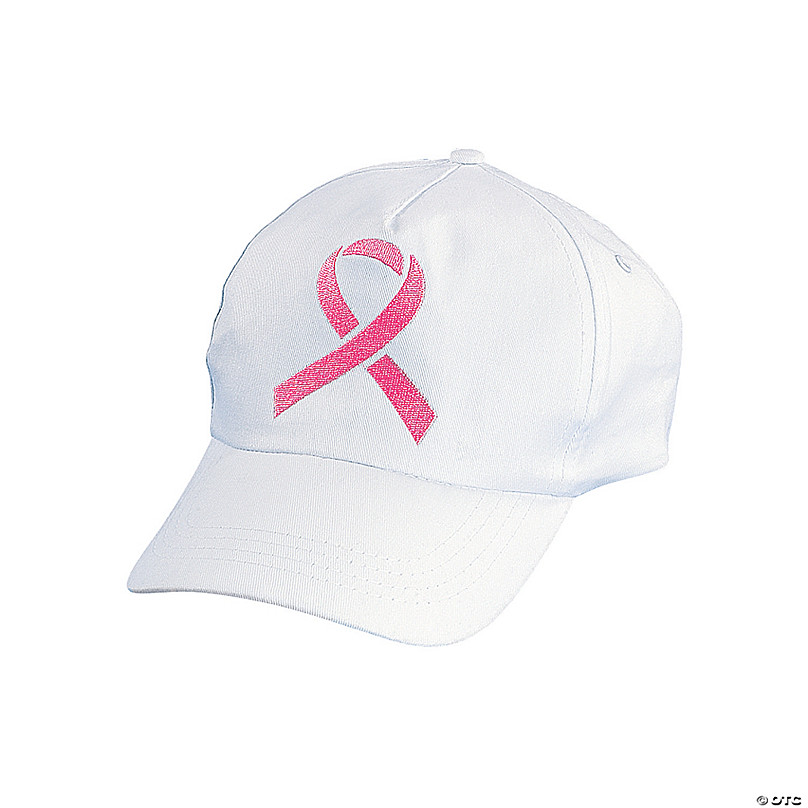 Breast Cancer Awareness Baseball Caps - 12 Pc.