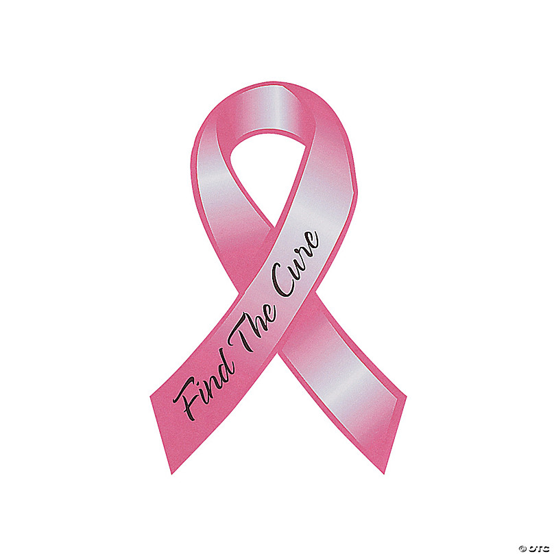 Magnetic Bumper Sticker Awareness Magnet Breast Cancer Support Heart 